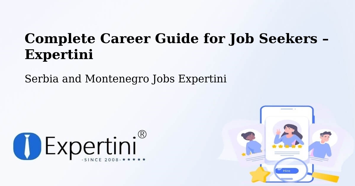 Career Guide for Job Seekers – Napanee - Napanee, Serbia and Montenegro Jobs Expertini